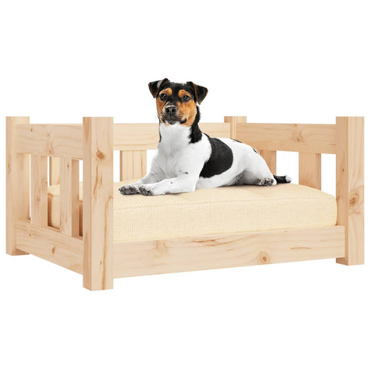 NNEVL Dog Bed 55.5x45.5x28 cm Solid Wood Pine