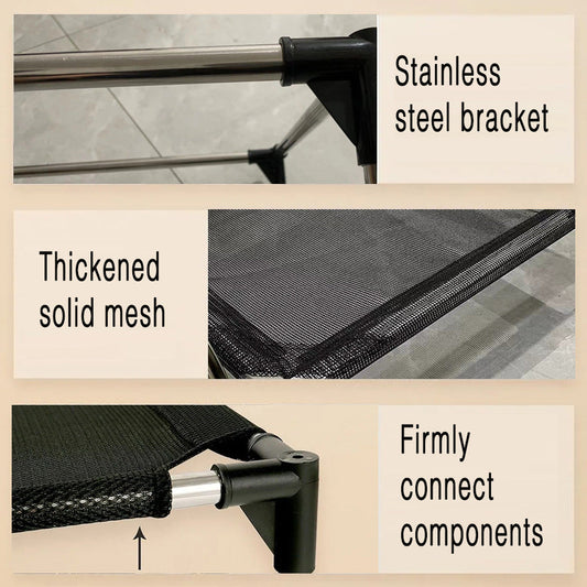 NNEDSZ M Breathable and Cooling Elevated Pet Bed - Perfect for Dogs, Provides Comfort and Airflow